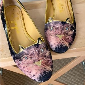 Charlotte Olympia Flats with Receipt and Dust Bag